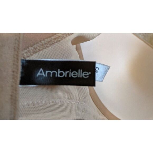 Ambrielle  Bra Everyday Full Coverage Lightly Lined Lace Floral Dot 38DD - Picture 6 of 6